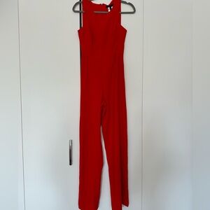 BCBG Red Jumpsuit
